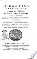 Sacra Scrittura tomo primo [-quarantesimosesto]