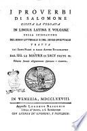 Sacra Scrittura tomo primo [-quarantesimosesto]