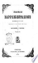 Sacre rappresentazioni dei secoli 14., 15. e 16. raccolte e illustrate per cura di Alessandro D'Ancona