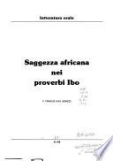 Saggezza africana nei proverbi Ibo