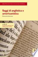Saggi di anglistica e americanistica. Percorsi di ricerca