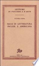 Saggi di letteratura inglese e americana