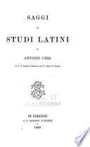 Saggi di studi latini