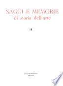 Saggi e memorie di storia dell'arte