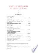 Saggi e memorie di storia dell'arte