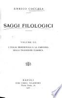 Saggi filologici