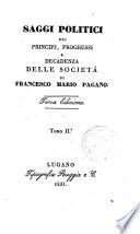 *Saggi politici di Mario Pagano