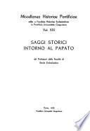 Saggi storici intorno al papato