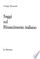 Saggi sul Rinascimento italiano
