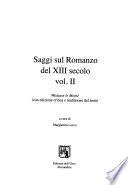 Saggi sul romanzo del XIII secolo