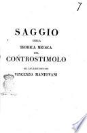 Saggio della teorica medica del controstimolo del cavaliere dottore Vincenzo Mantovani