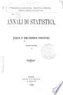Saggio di bibliografia statistica italiana