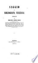 Saggio di bibliografia veneziana