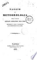 Saggio di meteorologia dell'abate Gennaro Alessandro Dell'Erba