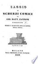 Saggio di Scherzi comici. Terza edizione
