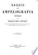 Saggio di una ampelografia universale