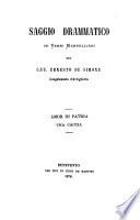 Saggio drammatico in versi martelliani del cav. Ernesto De Simone
