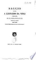 Saggio intorno a Leonardo da Vinci (1452-1519)