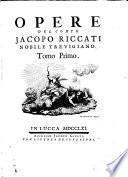 Saggio Intorno Il Sistema Dell' Universo