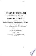Saggio istorico della città di Lecce, etc. [With other works.]