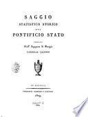 Saggio statistico storico del pontificio stato