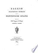 Saggio statistico storico del Pontificio Stato