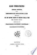 Saggio storico-politico sulla Sicilia dal cominciamento del secolo 19. sino al 1830 preceduto da un rapido colpo d'occhio sulla fine del secolo 18