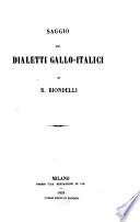 Saggio sui dialetti gallo-italici
