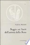Saggio sui limiti dell'attività dello Stato
