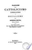 Saggio sul cattolicismo, liberalismo e socialismo