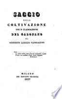 Saggio sulla coltivazione, usi e classazione del garofano