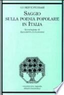 Saggio sulla poesia popolare in Italia