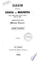 Saggio sulla storia di Molfetta dall'epoca dell'antica Respa sino al 1840 del dottor fisico Michele Romano
