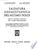 Saldatura ossiacetilenica dell'acciaio dolce