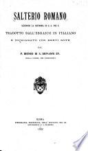 Salterio Romano secondo la riforma di S.S. Pio X