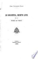 San Bonaventura, Brunetto Latino, ed il Fiore di Virtù