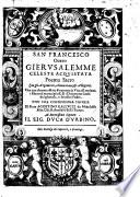 San Francesco, overo Gierusalemme Celeste Acquistata. Poema sacro [in twenty-five cantos], etc