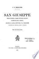 San Giuseppe sposo di Maria, padre putativo di Gesu... secondo de la Sacra Scrittura e la tradizione