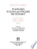 Sansoni-Harrap Standard Italian and English Dictionary