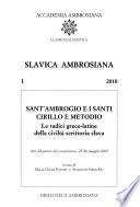 Sant'Ambrogio e i santi Cirillo e Metodio