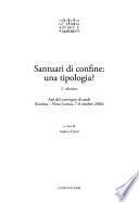 Santuari di confine: una tipologia?