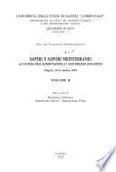 Saperi e sapori mediterranei