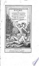 Satire di Antonio Vinciguerra, Lodovico Ariosto, Ercole Bentivoglio, Luigi Alamanni, Lodovico Dolce