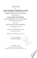 Scelta di lettere edificanti, scritte dalle missioni straniere: Missioni dell' America