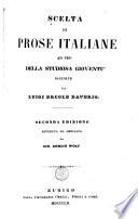 Scelta di prose italiane ad uso della studiosa gioventu, raccolte da Luigi Ercole Daverio