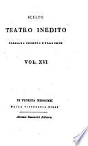 Scelto Teatro inedito, italiano tedesco e francese