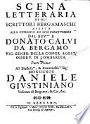 Scena letteraria degli scrittori Bergamaschi