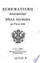 Schematismo Provinciale Della Dalmazia