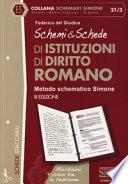 Schemi & schede di istituzioni di diritto romano