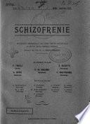 Schizofrenie bollettino trimestrale del primo Centro Provinciale di studio della demenza precoce